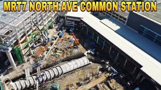 CONCRETE PIPES NAKALATAG NAMRT7 NORTH AVE COMMON STATION UNIFIED GRAND CENTRAL STATION UPDATE [upl. by Elwaine]