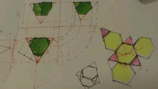 Tetraedro truncado apoyado en una cara triangular en diédrico desarrollo [upl. by Nishom441]