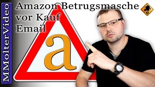 ACHTUNG Amazon Betrugsmasche mit der EMail vor dem Kauf Amazon Fake Shops [upl. by Annoeik]