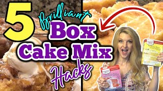 5 Brilliant BOX CAKE MIX RECIPES you MUST TRY  DoctoredUp Box Cake Mix Recipes Ep 5 [upl. by Frieda]