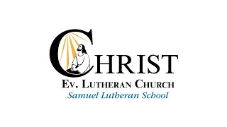 Christ Ev Lutheran Worship Service November 12 2023 [upl. by Fayina]