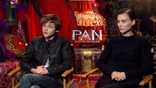 Levi Miller amp Rooney Mara  Pan Interview HD [upl. by Randi]