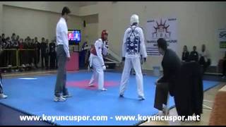 68kg Servet Tazegul vs Saban Calkan 2010 Senyor Turkish TKD Championships [upl. by Scrogan515]