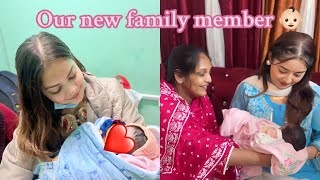 নতুন সদস্যকে কিভাবে Welcome করলাম  New Born Baby  Oishrat Jahan Eity  Ontora  Sanjida [upl. by Ellennoj]