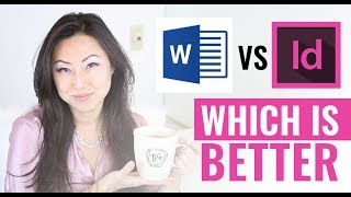 MS Word vs InDesign  Is Word better than InDesign for book formatting [upl. by Dallman]