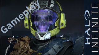 Halo Infinite Multijugador Gameplay Probando el nuevo casco Hunted [upl. by Odlaumor]