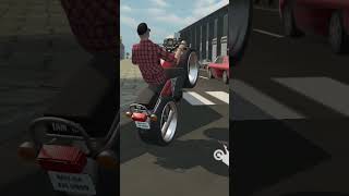 Motociclete indiene care merg pe o roata cu sirena de politie pornita moto driving [upl. by Gable43]