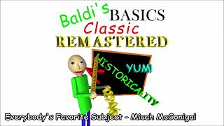 Everybodys Favorite Subject  Baldis Basics Classic Remastered OST [upl. by Papageno]