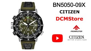 BN505009X Citizen Promaster Altichron Green Nylon Strap [upl. by Arraeit294]