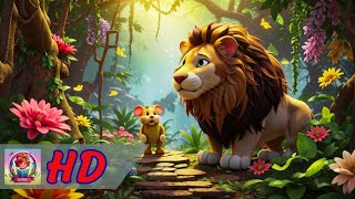 The Lion and the mouse story  Bedtime stories for kids  Fairy tale in English  Storytime [upl. by Elijah]