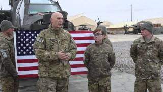 CSA General Ray Odierno says thanks to two SGTs for reenlisting [upl. by Asinla819]