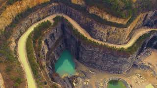 Atlantas Bellwood Quarry 450 feet deep Atlanta Westside Park Atlanta water reserve [upl. by Rolyks940]