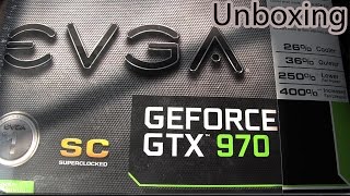 Unboxing EVGA GTX 970 SC ACX 20 Español [upl. by Alexandr]