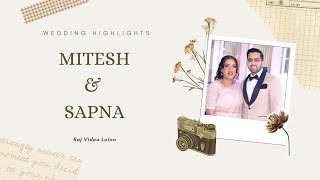 BEST WEDDING HIGHLIGHTS 2024 I SAPNA amp MITESH I RAJ VIDEO LUTON [upl. by Cathee]