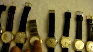 My vintage and new watch swiss made collection part 1 [upl. by Adiaz]