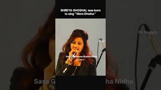 Sargam part of Mere Dholna Shreya Ghoshal ✨ shorts trending viral shortsfeed [upl. by Siwel759]