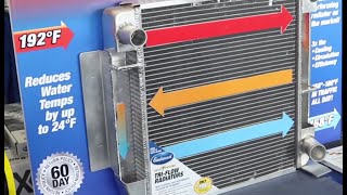 SEMA 2015 Eastwoods TriFlow Radiator Helps You Keep Your Cool [upl. by Ertsevlis]