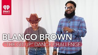 Blanco Brown Teaches Ellie Lee How To quotCowboy Boogiequot In quotThe Git Upquot Dance Challenge [upl. by Krista742]