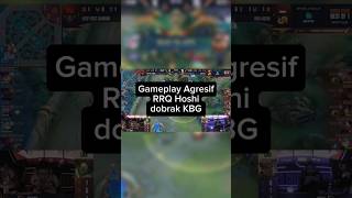 RRQ agresif dobrak defensif KBG  RRQ VS KBG mobilelegends moba m6 rrqhoshi [upl. by Ahsinawt]