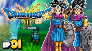 Dragon Quest 3 2DHD Remake Part 1 THE NEW HERO Gameplay Walkthrough [upl. by Chesney]