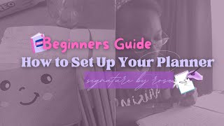 Beginners Guide How to Use a Planner  Setup [upl. by Cutlerr]