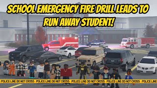 Greenville Wisc Roblox l School Emergency Fire Drill Student MANHUNT Chase Roleplay [upl. by Zamora370]