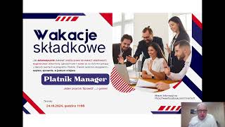 Płatnik Manager  wakacje składkowe  praktycznie Nowy analizator [upl. by Nedah269]