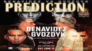 PREDICTION DAVID BENAVIDEZ VS OLEKSANDR GVOZDYK PREVIEW [upl. by Hgielhsa996]