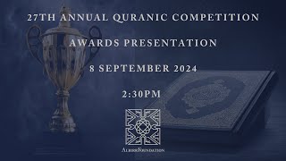 Quran Competition 2024 Awards Ceremony [upl. by Sculley271]