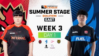 Overwatch League 2023 Season  Summer Qualifiers East  Week 3 Day 1 [upl. by Ilsa589]