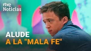 ERREJÓN ACUSA a ELISA MOULIAÁ de quotFALSA DENUNCIAquot y pide declarar quota la MAYOR BREVEDADquot  RTVE [upl. by Shwalb886]