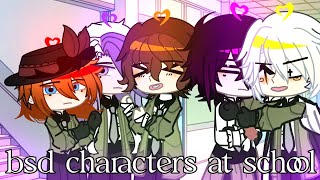 BSD characters at School  Sigzai amp Fyolai  Meme [upl. by Pliner]