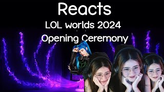 Reacts  LOL Worlds 2024 Opening Ceremony [upl. by Nadab258]