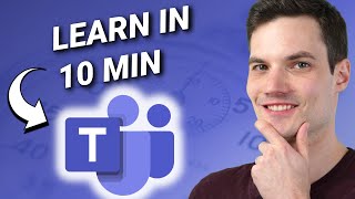 🏫 Microsoft Teams Tutorial in 10 min [upl. by Hindorff]