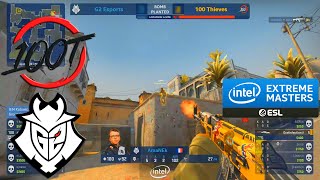 destroyed  100 Thieves vs G2  IEM Katowice 2020  CSGO [upl. by Fernanda]