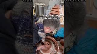 Throwing side plates on the potters wheel [upl. by Alleira842]