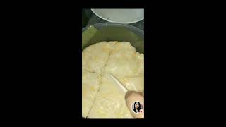 Maja Blanca Malagkit Glutinous rice flour asmr satisfying shortsfeed live [upl. by Goldia]