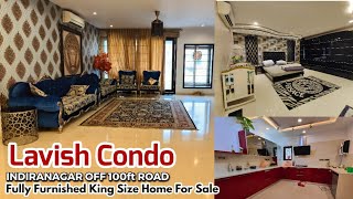 Indiranagar 3BHK Lavish Condo Fully Furnished For Sale Indpt Floor 4000 sft [upl. by Florio]