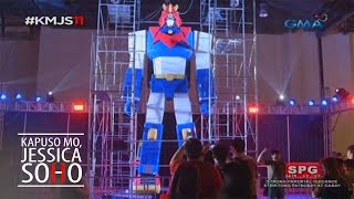 Kapuso Mo Jessica Soho The giant Voltes V statue [upl. by Wait120]