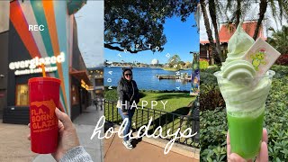 Epcot Festival of the holidaysDisney Springs AND Resort monorail hop in LESS THAN 48 HOURS viral [upl. by Harad]