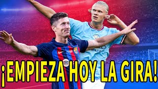 EL BARÇA DEBUTA HOY EN LA GIRA DE USA CONTRA EL MANCHESTER CITY [upl. by Margalit]