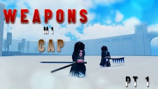 GPO M1 CAP FOR ALL WEAPONS AND THEIR STATS PT 1 [upl. by Annoved457]