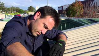 HowTo  Installing Gutter Guard with Stratco [upl. by Drawde]