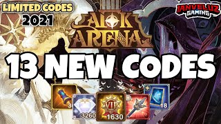 13 NEW amp Active Redeem CODES  Free Secret HEROE  AFK Arena 2021 [upl. by Htaek115]