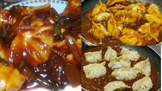 💕वेज मोमो मंचूरियनMomos manchurianHealthy Momos manchurian recipeGravy MOMOs Street food recipe💕 [upl. by Nahtanoy723]