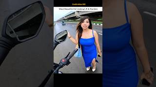 Biker helping Cute Stranger Girl On Asking For Lift🥰shorts bike rider help cutegirl lift ktm [upl. by Etan252]