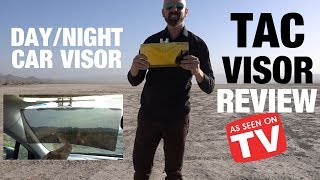 Tac Visor Review DayNight AntiGlare Car Visor [upl. by Yrrac]