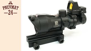 Оптический комплекс Trijicon ACOG 4x32 с подсветкой BHKTR01 [upl. by Eecram]