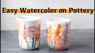 Quiet Painting on Pottery [upl. by Colier422]