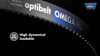 optibelt OMEGA HL  High performance timing belts for HTD  RPP pulleys [upl. by Haliek557]